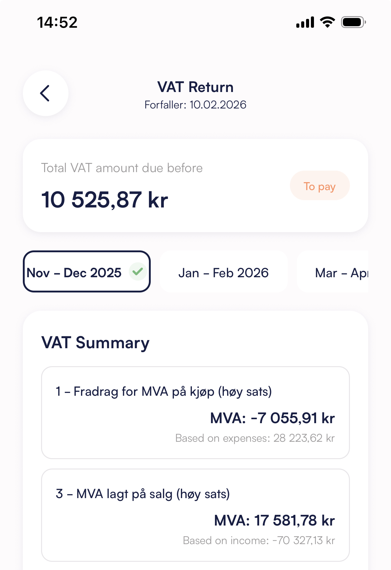 MVA-oppgave i Snapbooks mobilapp